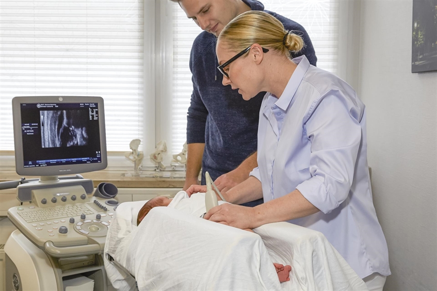 Wichtige Ultraschalluntersuchung der Säuglingshüfte in unserer Praxis möglich